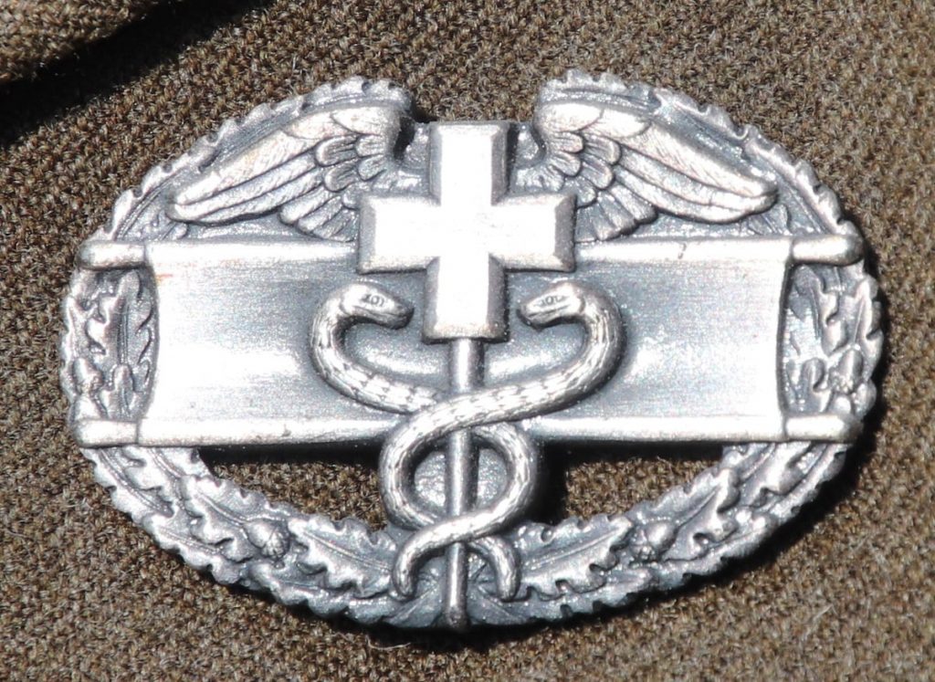 Combat Medical Badge US Army WW2