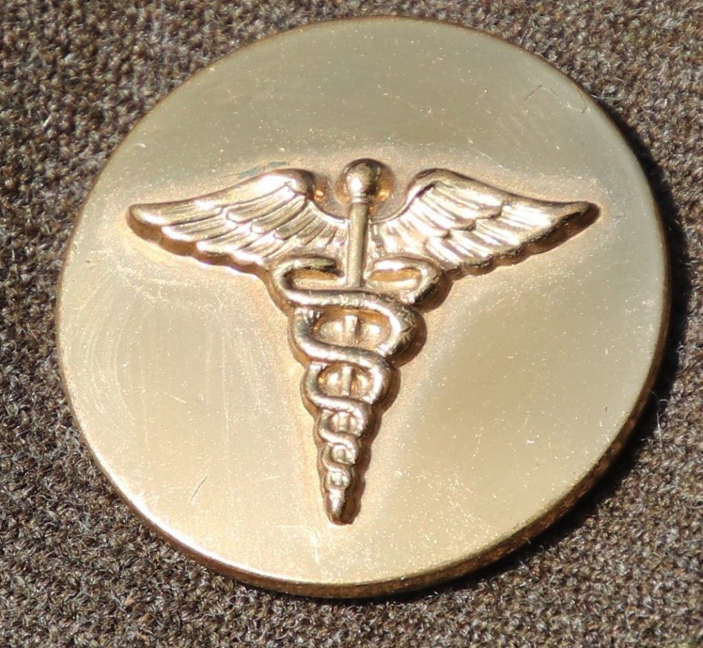 Guide Personnel Disk Caduceus Medical Enlisted Men