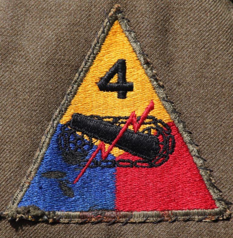 4th Armored Division Patch