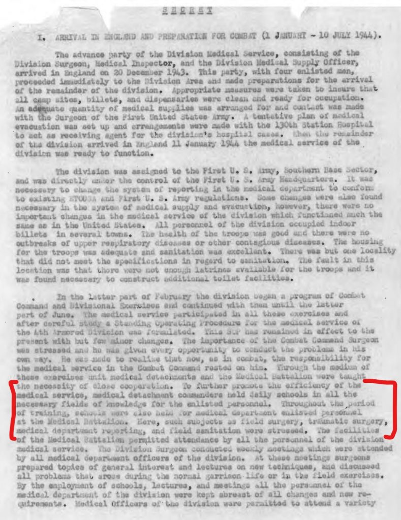 Activity Report, Morris Abrams 1944