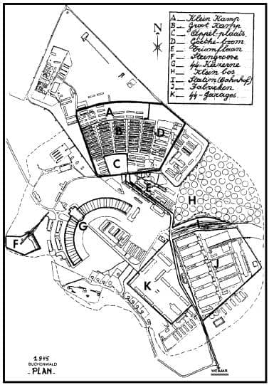 Map Buchenwald