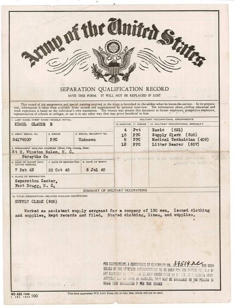 Kimel Separation Record.1