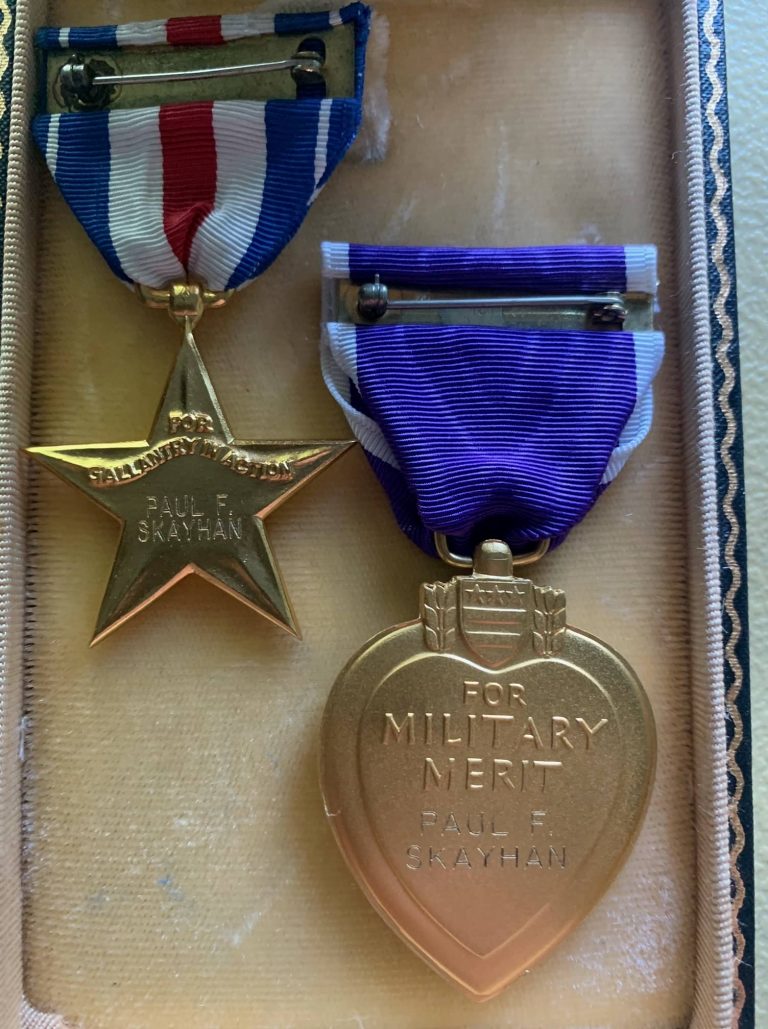 Paul F Skayhan Silver Star and Purple Hart- Named