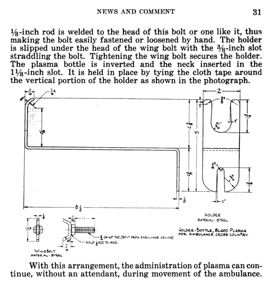 Ambulance plasma holder.2