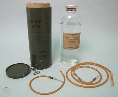 Distilled water bottle Plasma Package