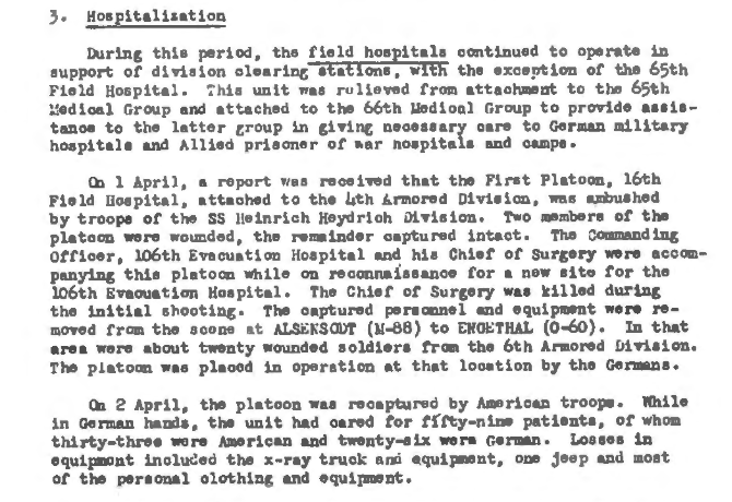 Third Army AAR: 16th FH